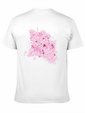 Floral Blossom Black T-Shirt