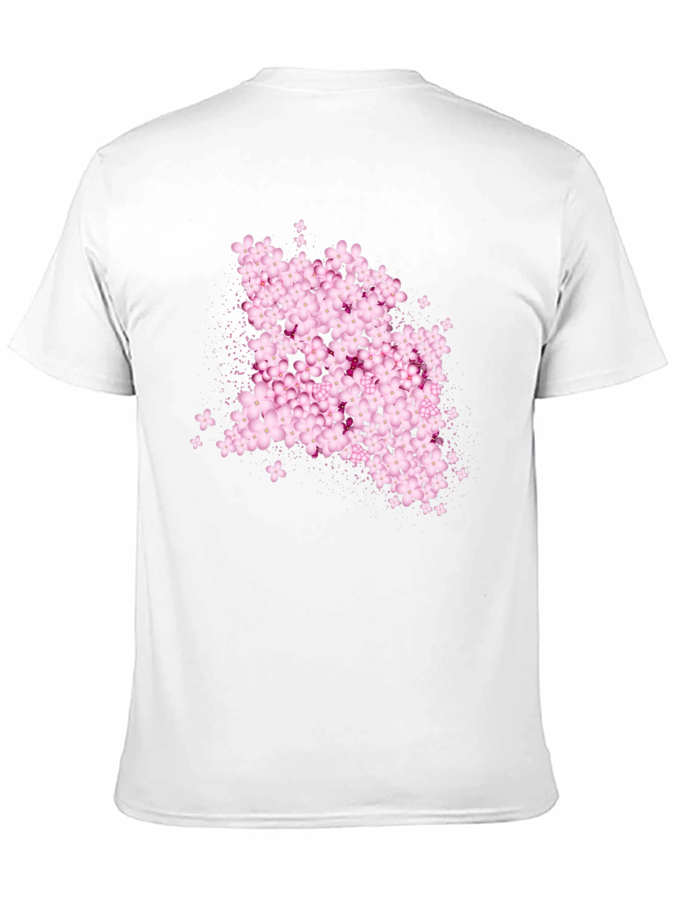 Floral Blossom Black T-Shirt
