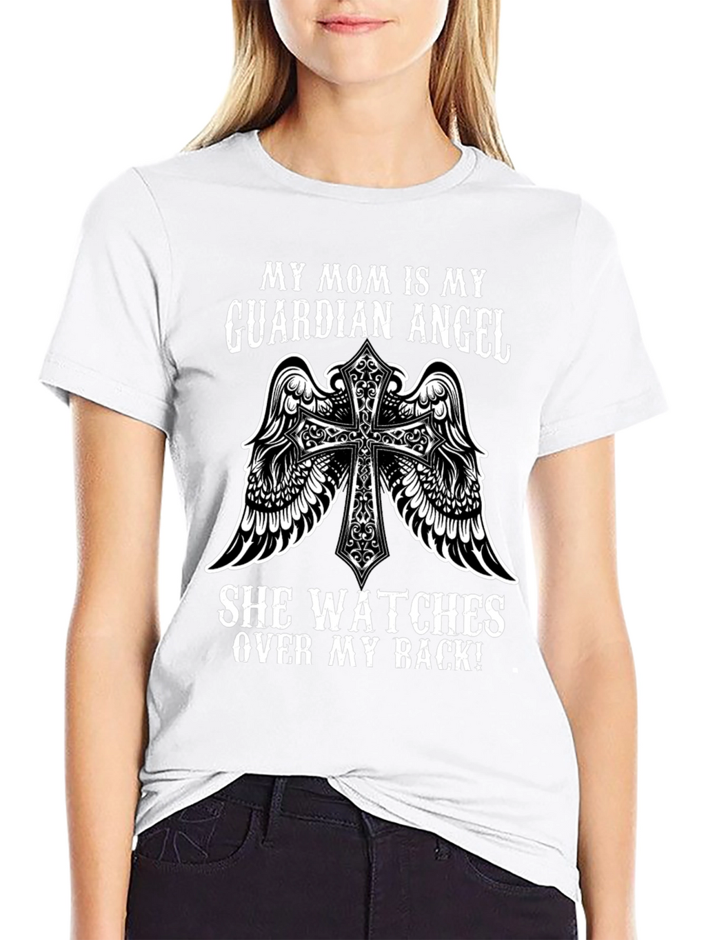 Guardian Angel Mom T-Shirt: Protect Your Back!