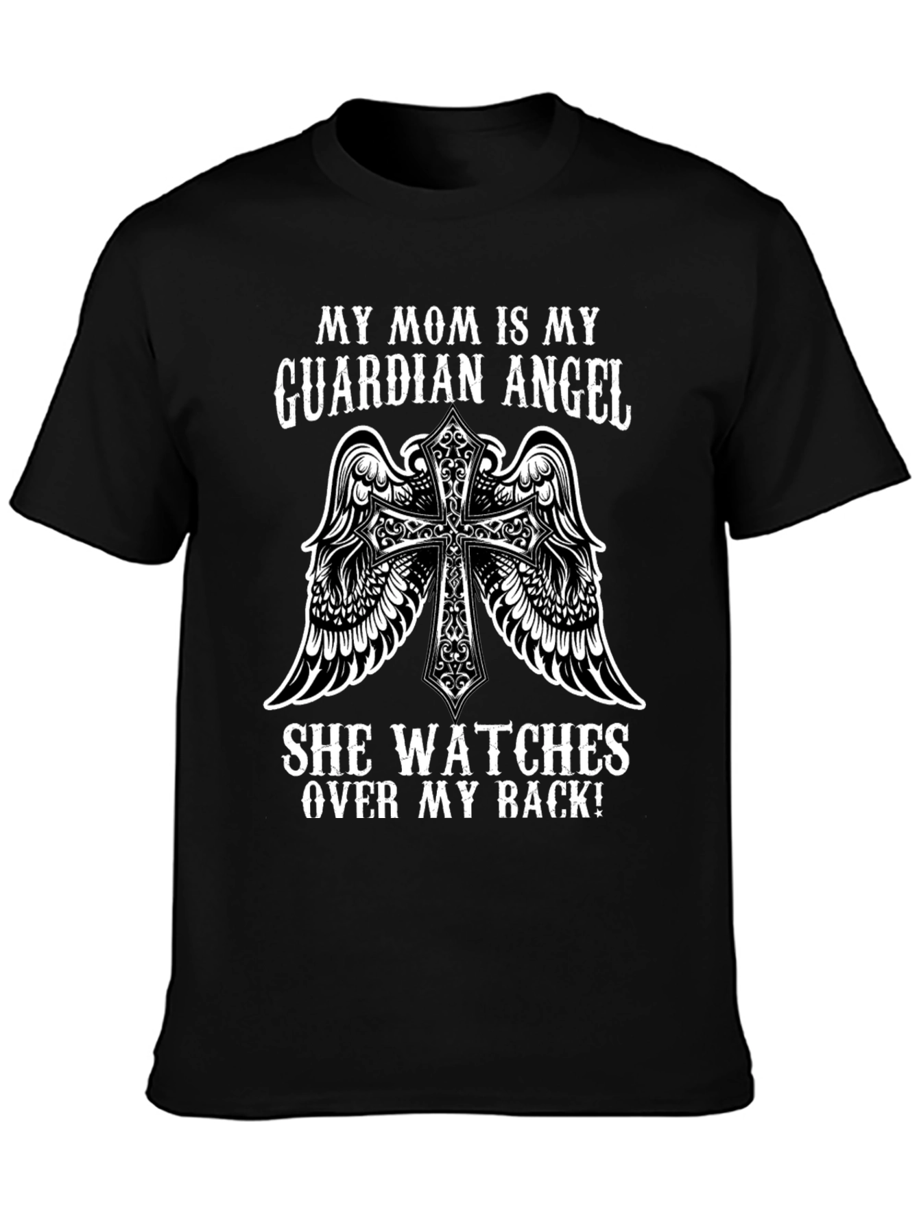 Guardian Angel Mom T-Shirt: Protect Your Back!