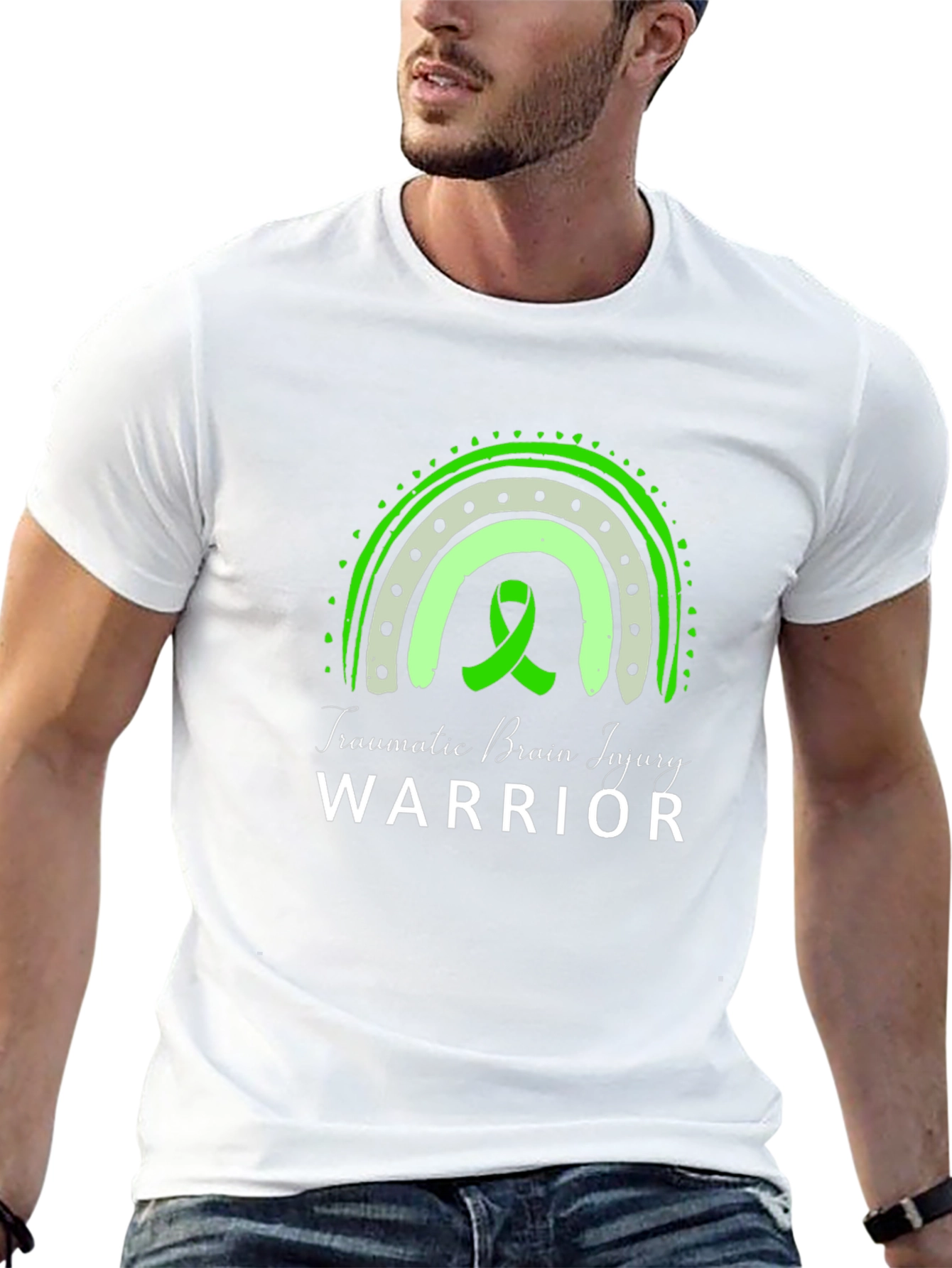 TBI Warrior Rainbow Graphic Tee