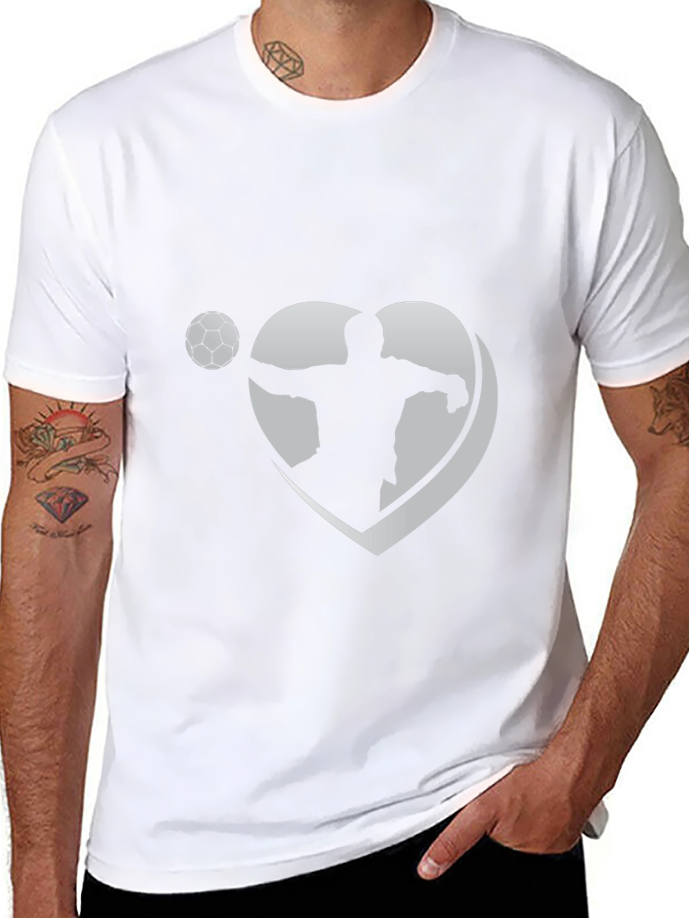 Soccer Love Graphic Tee - Black