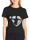 Soccer Love Graphic Tee - Black