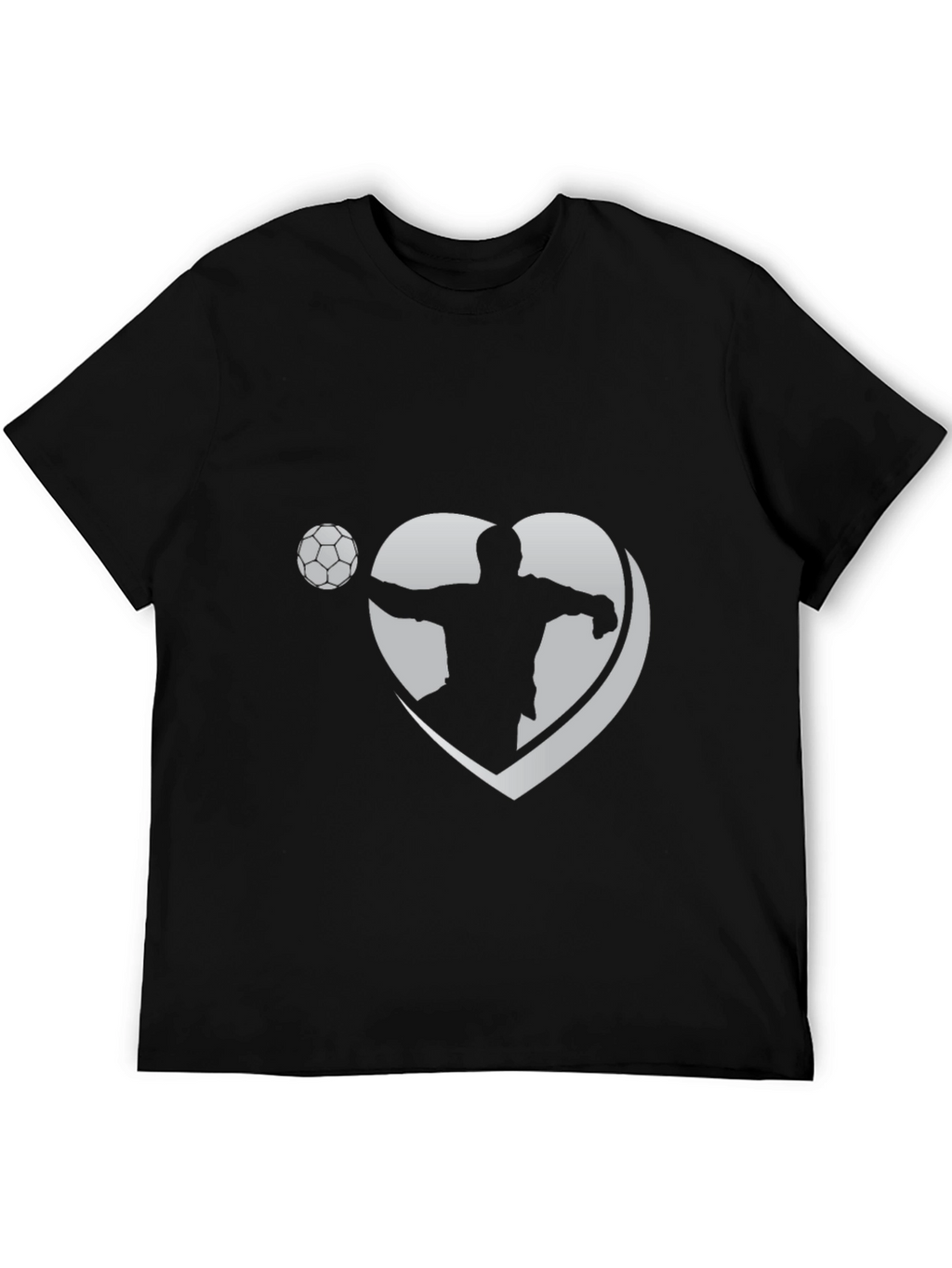 Soccer Love Graphic Tee - Black