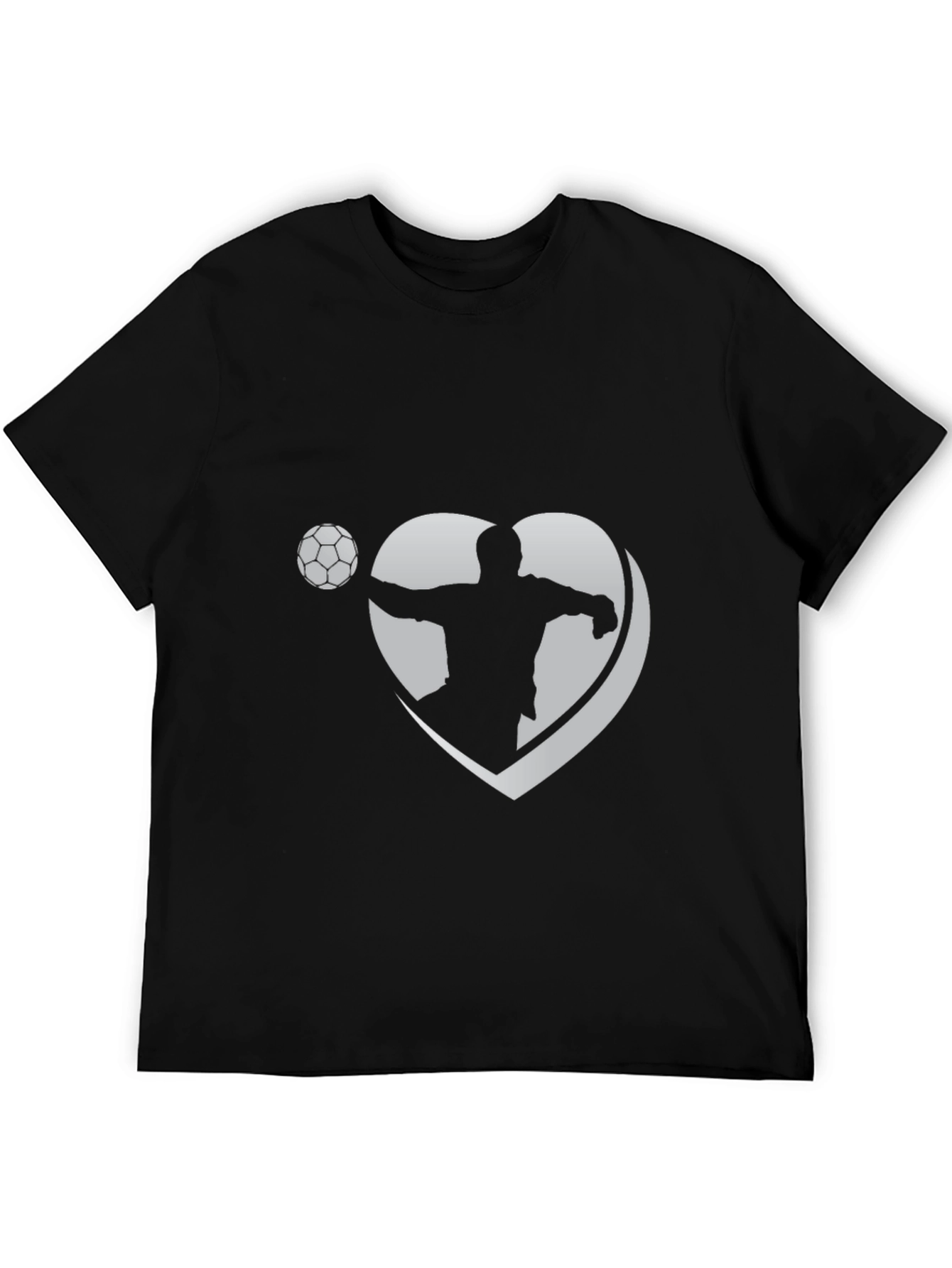 Soccer Love Graphic Tee - Black