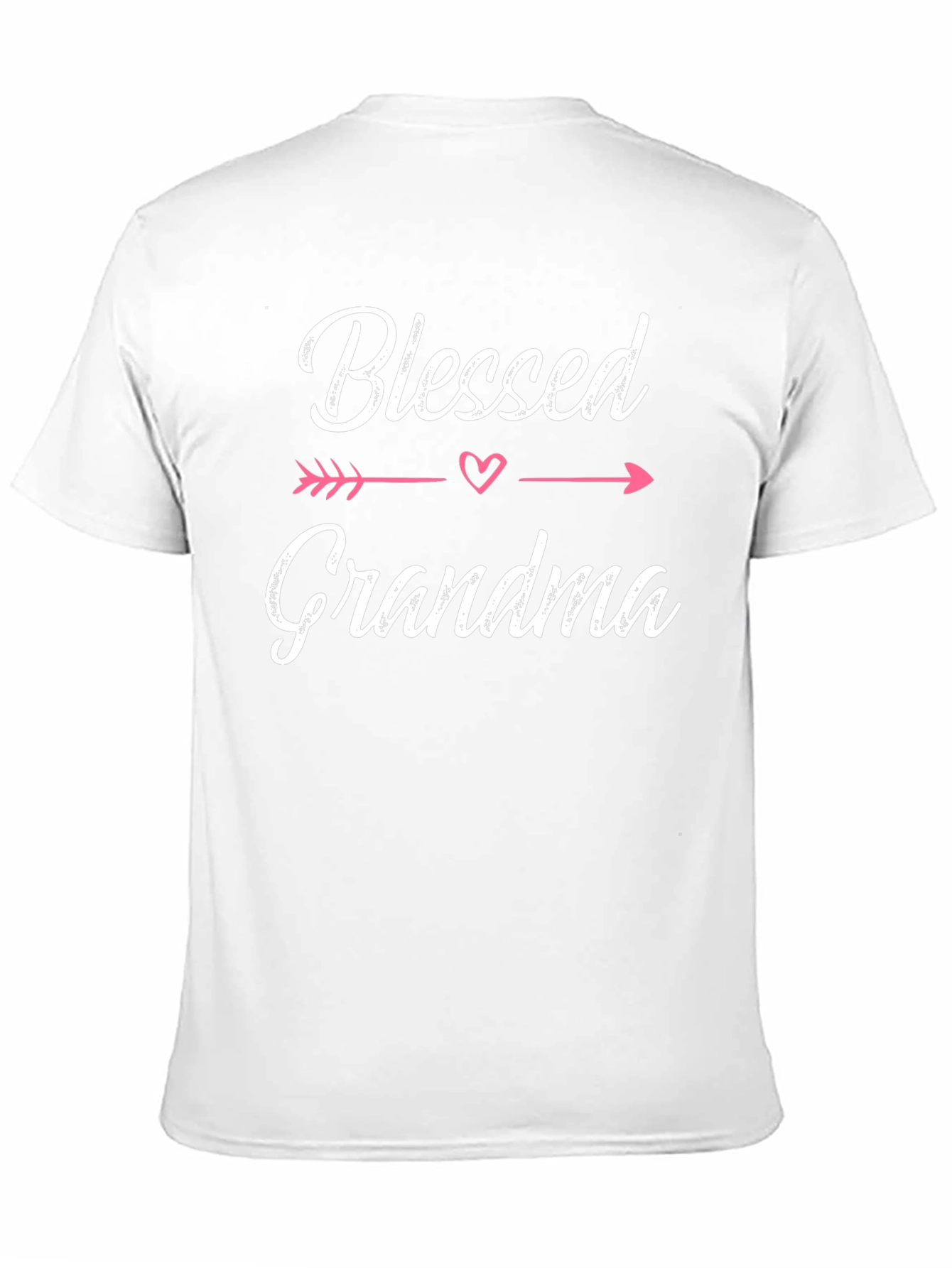 Blessed Grandma Black Cotton T-Shirt