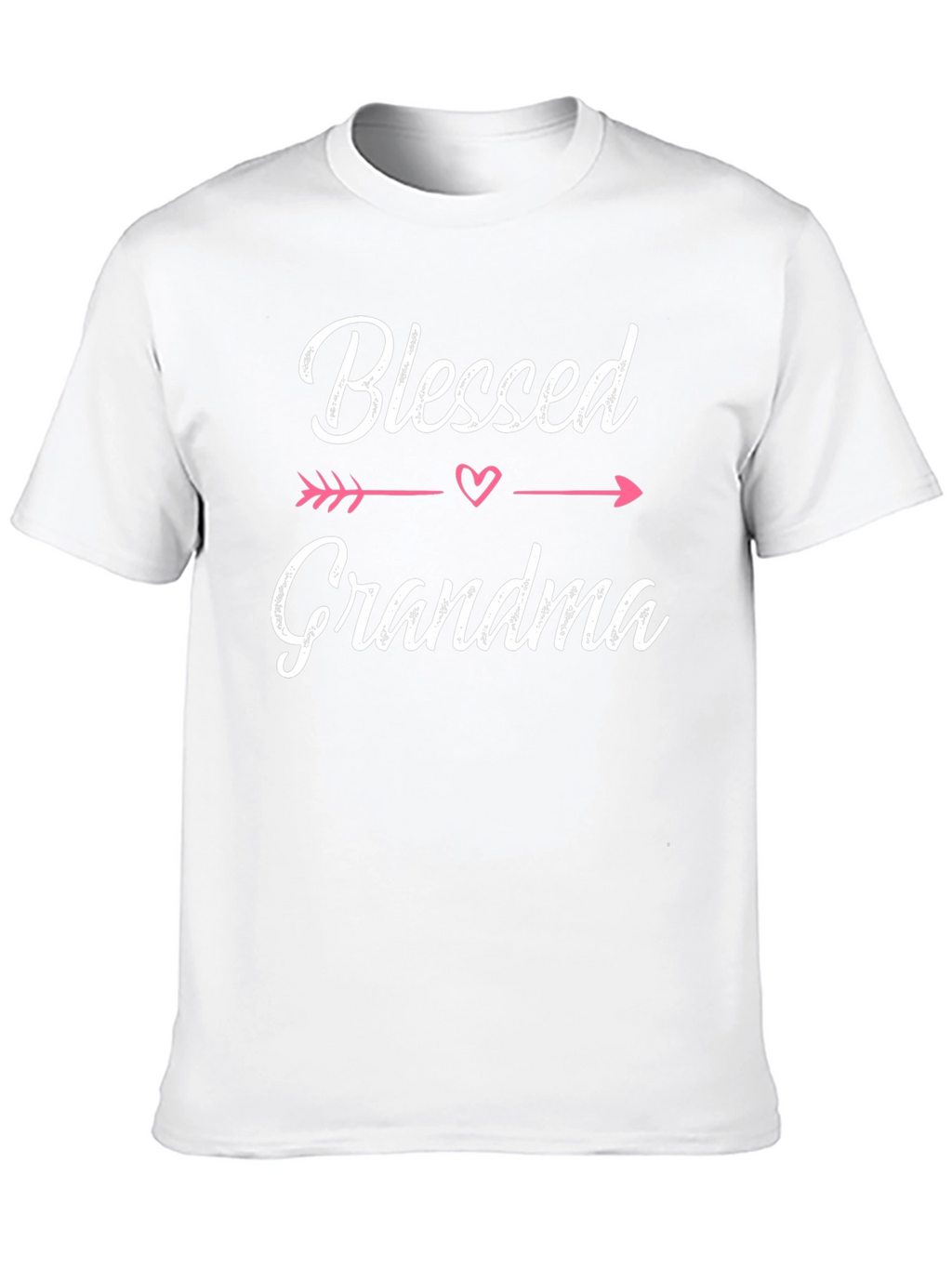 Blessed Grandma Black Cotton T-Shirt