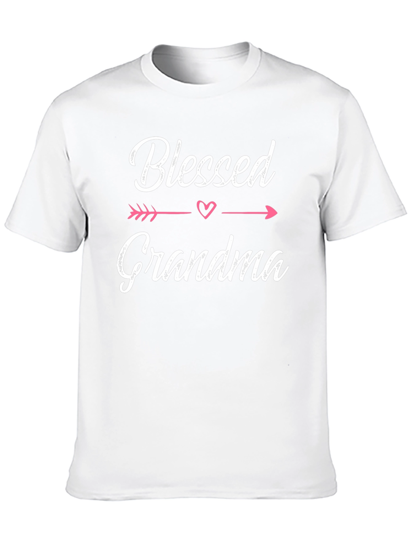Blessed Grandma Black Cotton T-Shirt