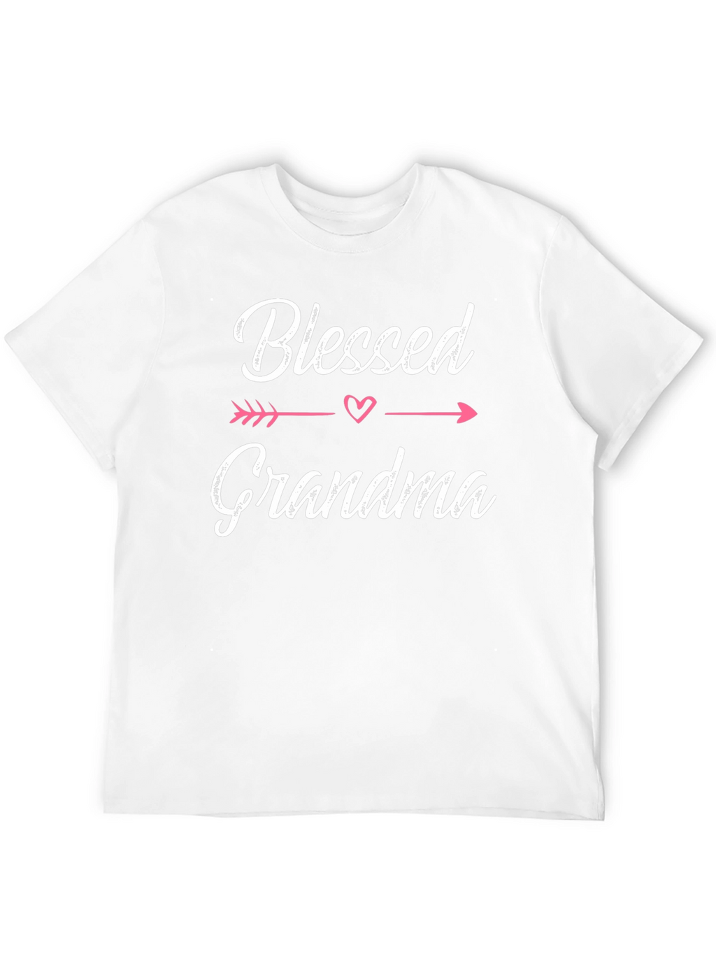 Blessed Grandma Black Cotton T-Shirt