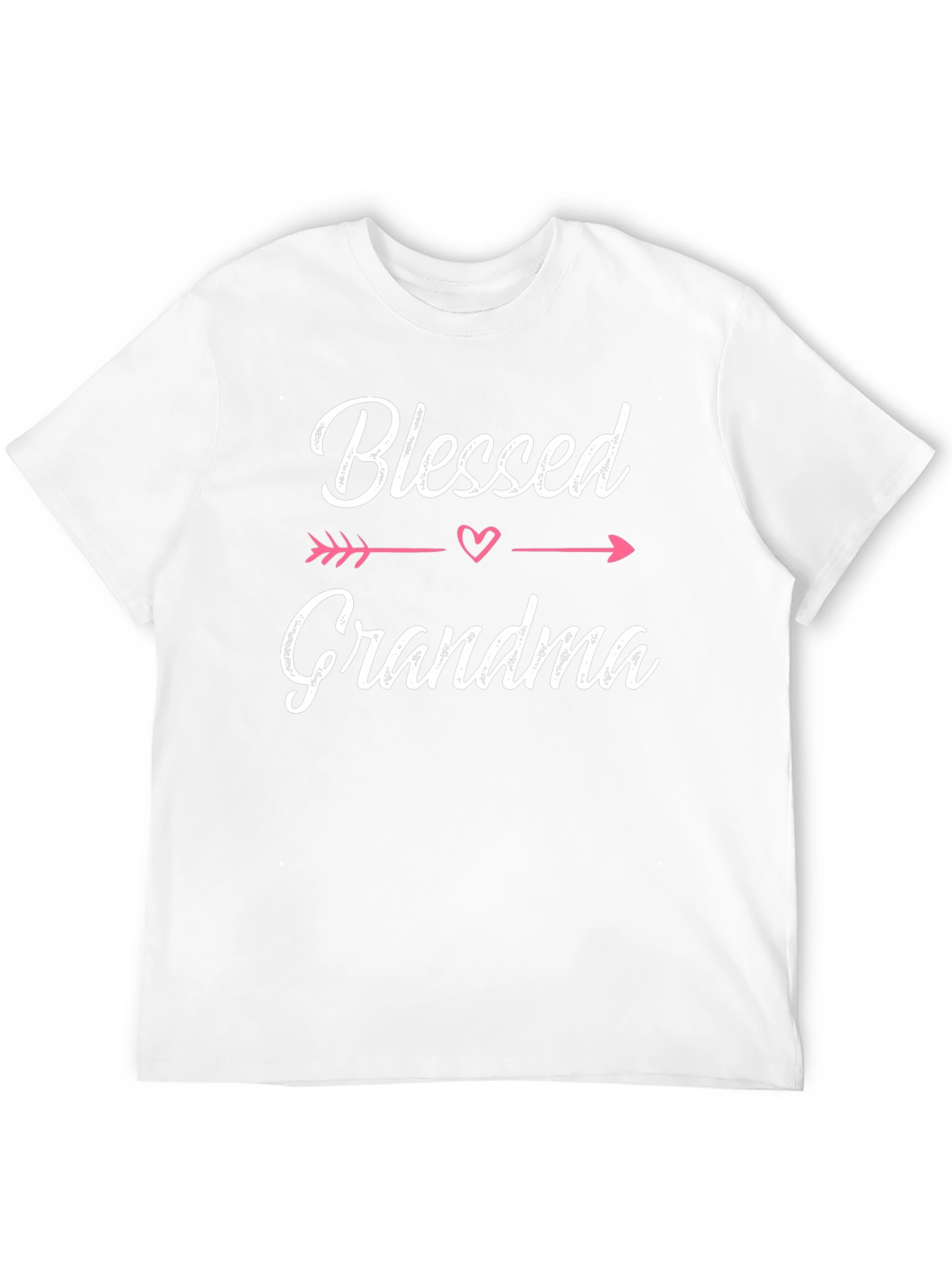 Blessed Grandma Black Cotton T-Shirt