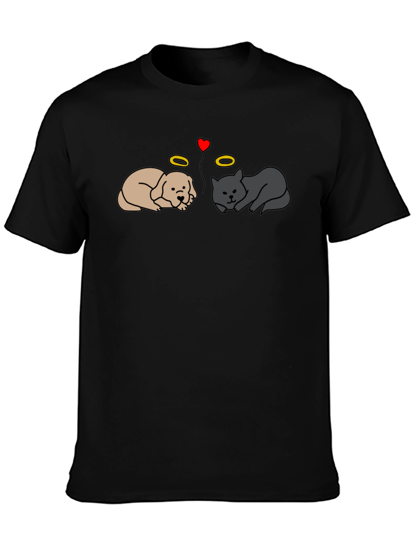 Angel Pet T-Shirt - Cat and Dog Tee