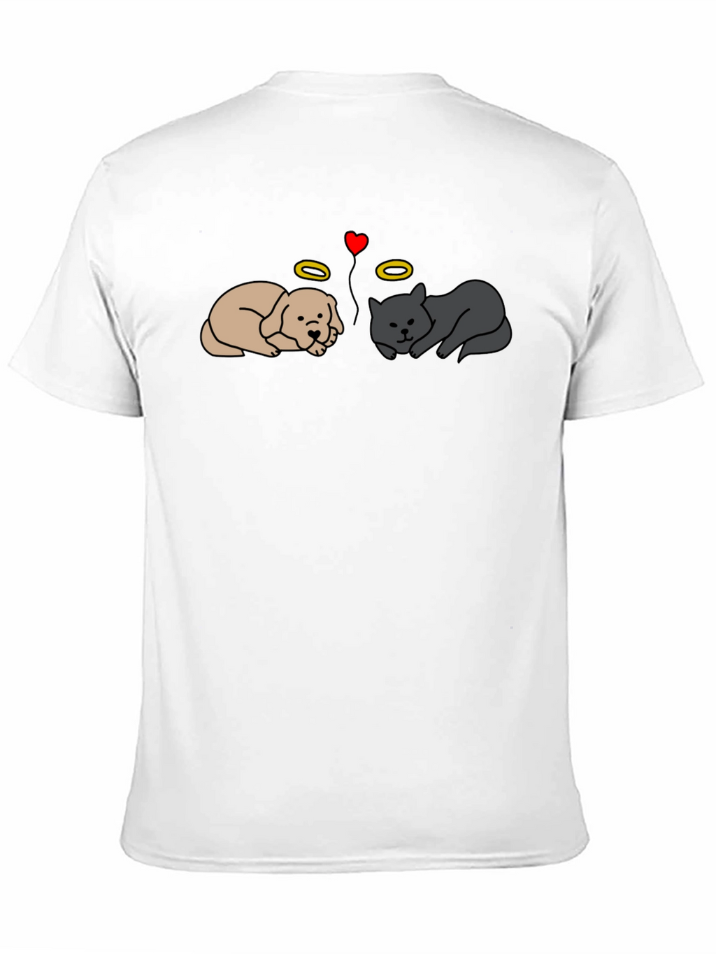 Angel Pet T-Shirt - Cat and Dog Tee