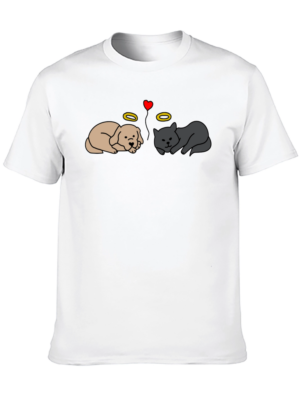 Angel Pet T-Shirt - Cat and Dog Tee