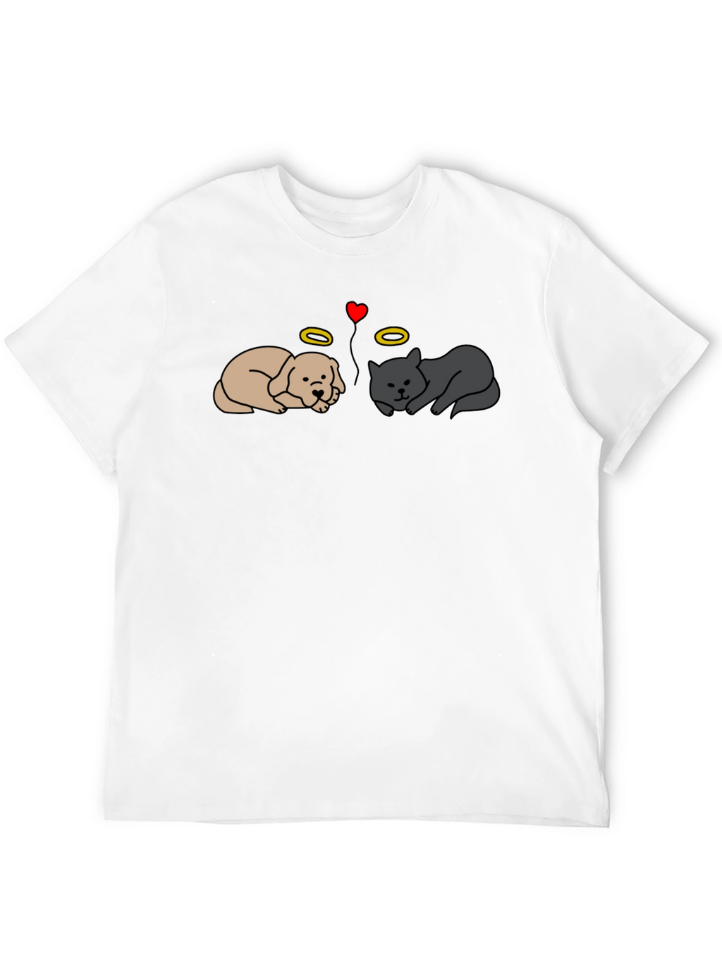 Angel Pet T-Shirt - Cat and Dog Tee