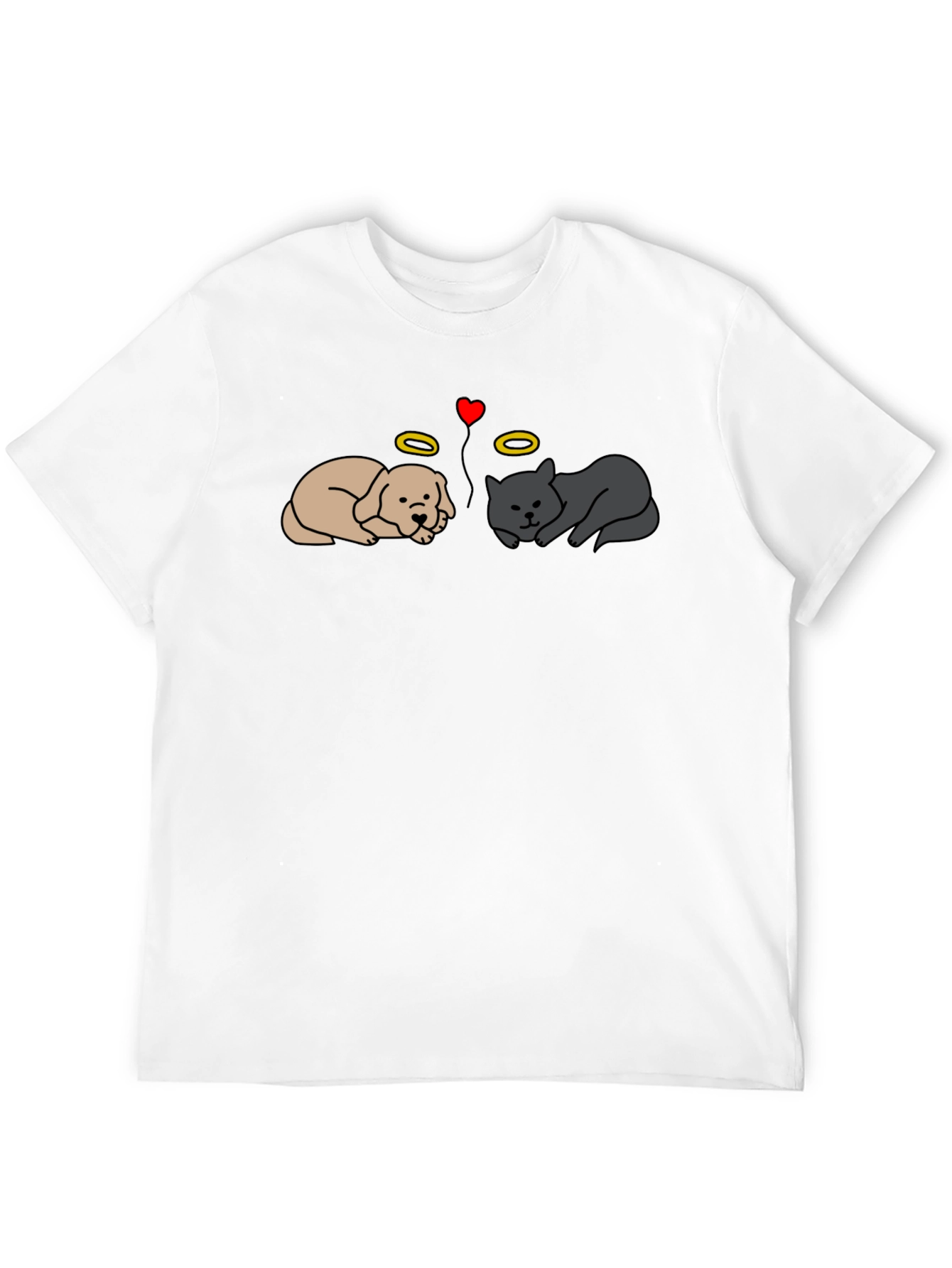 Angel Pet T-Shirt - Cat and Dog Tee