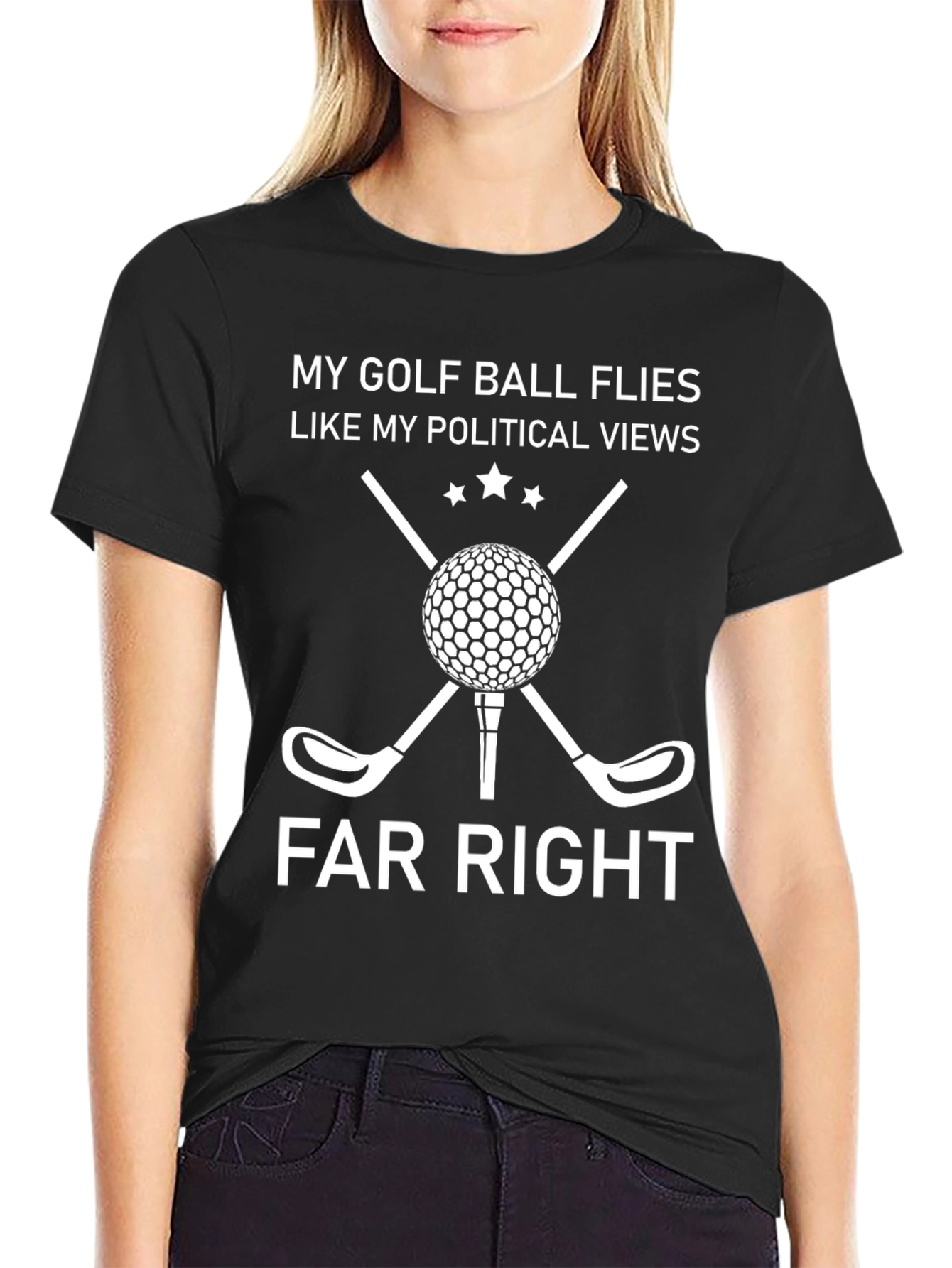 Golf & Political Humor T-Shirt - Far Right Tee