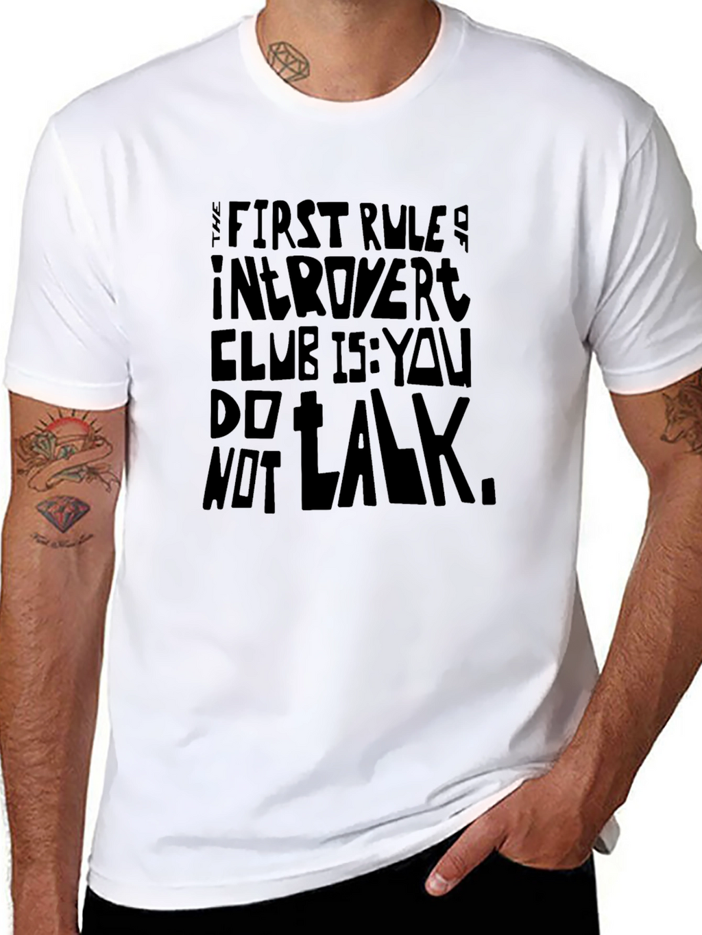 Introvert Club T-Shirt: The First Rule