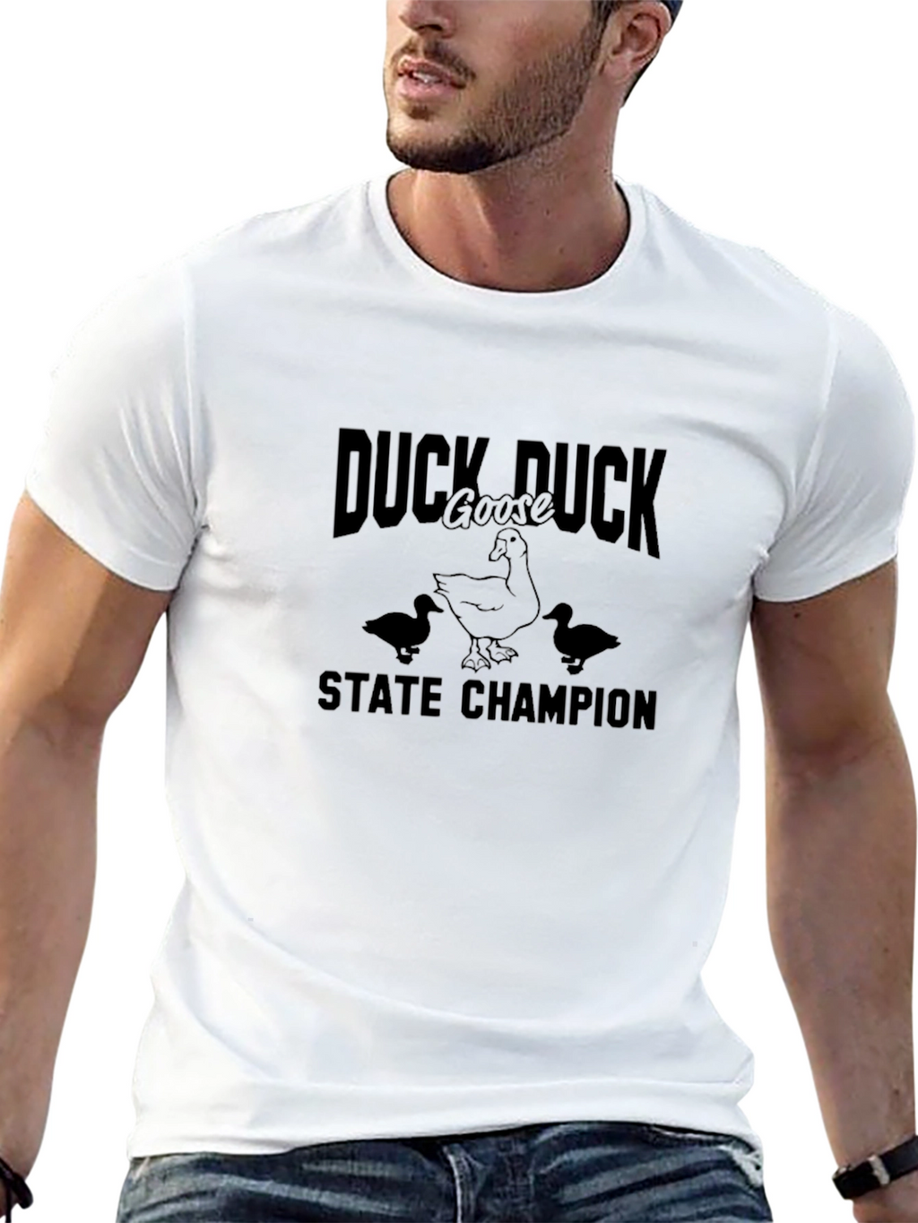 Duck Duck Goose State Champion Black T-Shirt