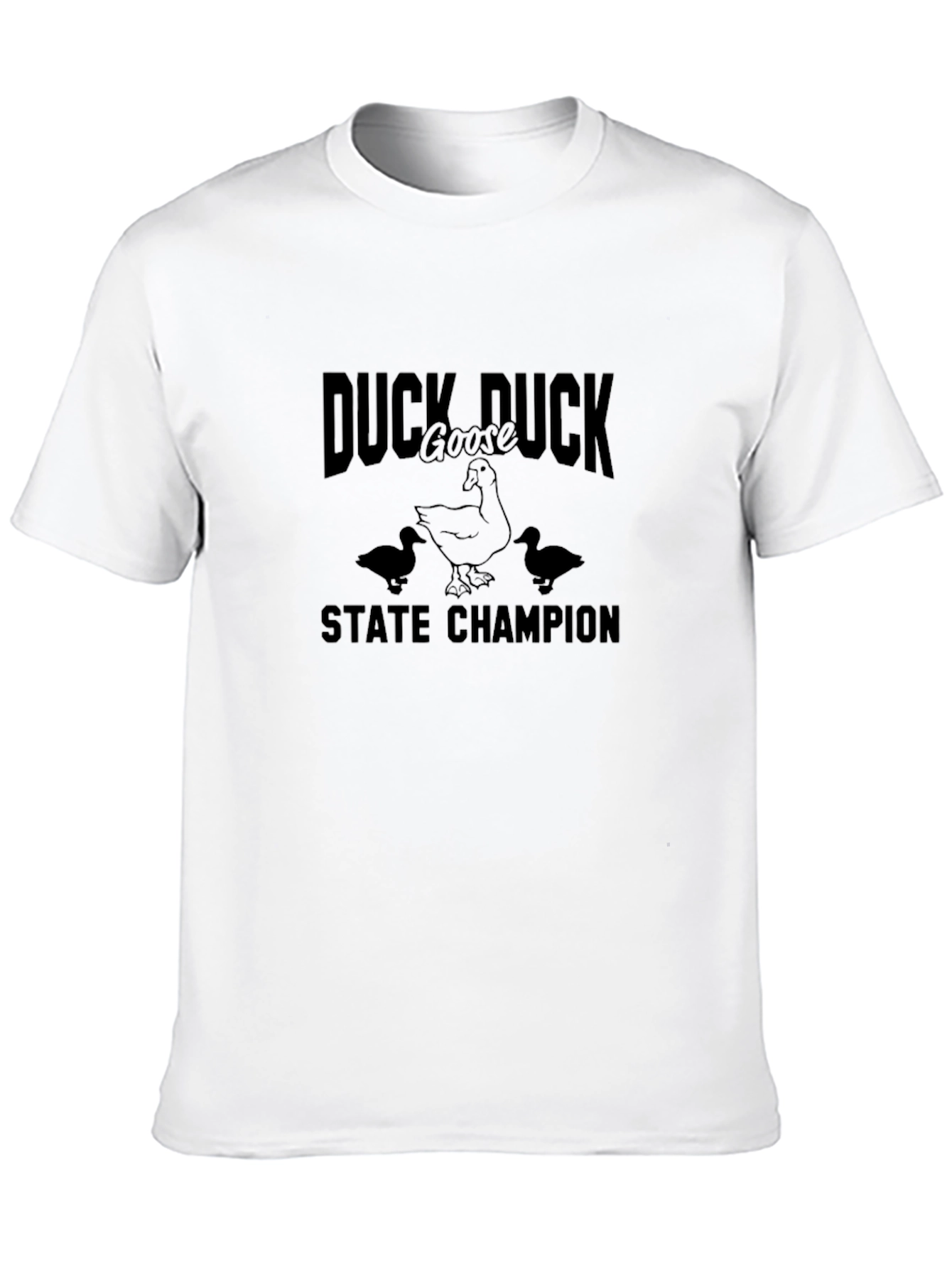 Duck Duck Goose State Champion Black T-Shirt