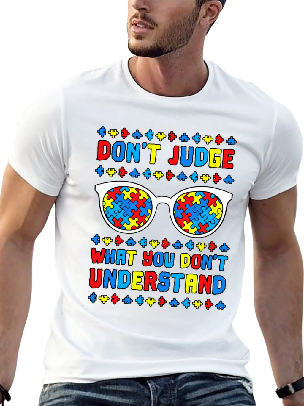 Autism Awareness T-Shirt: Dont Judge Understand