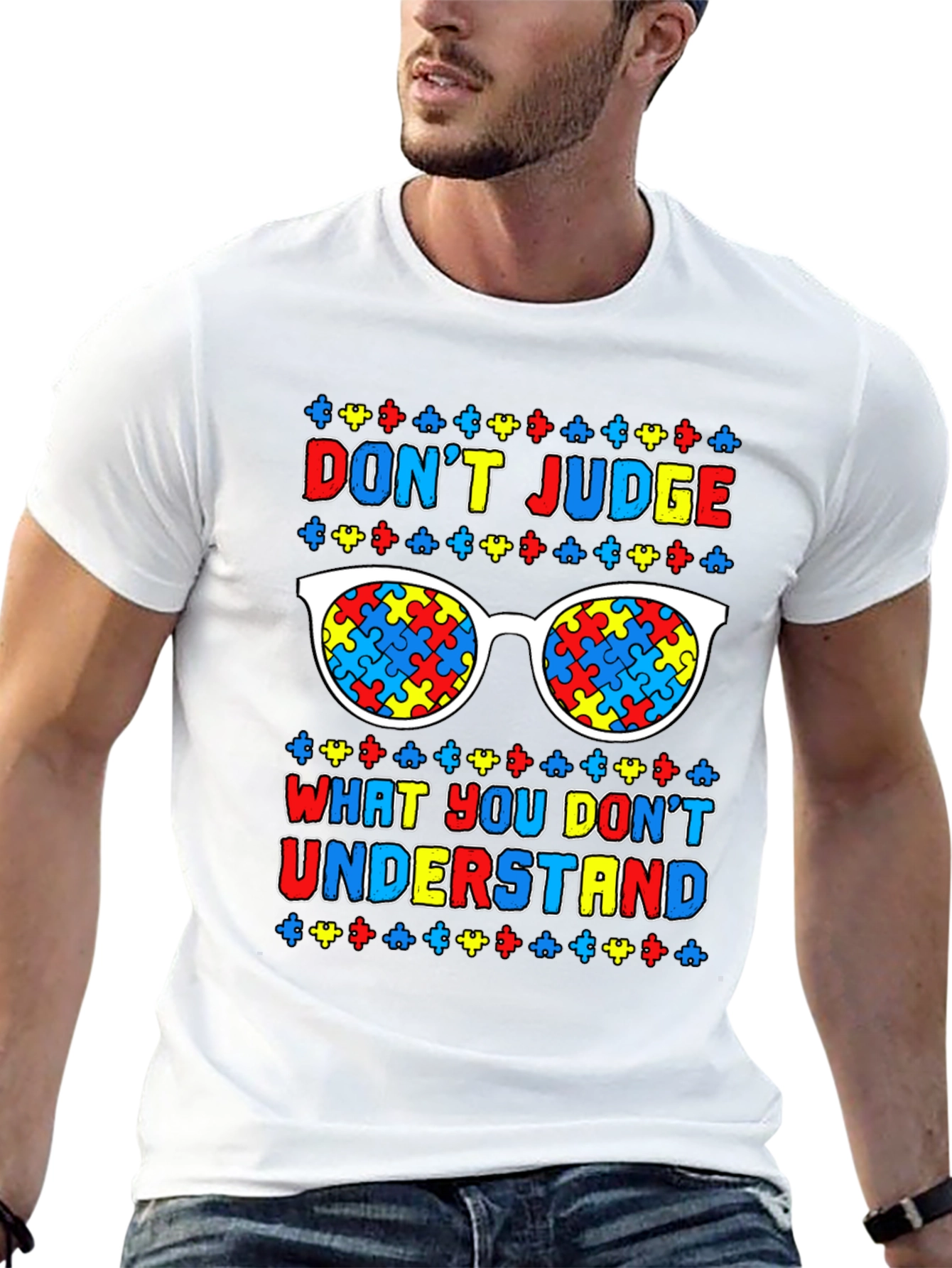 Autism Awareness T-Shirt: Dont Judge Understand