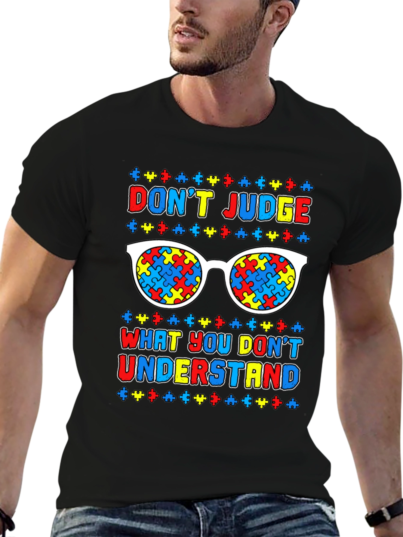 Autism Awareness T-Shirt: Dont Judge Understand