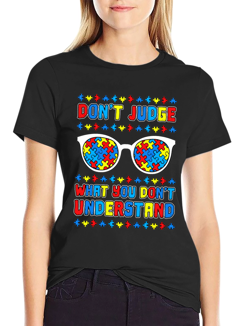 Autism Awareness T-Shirt: Dont Judge Understand