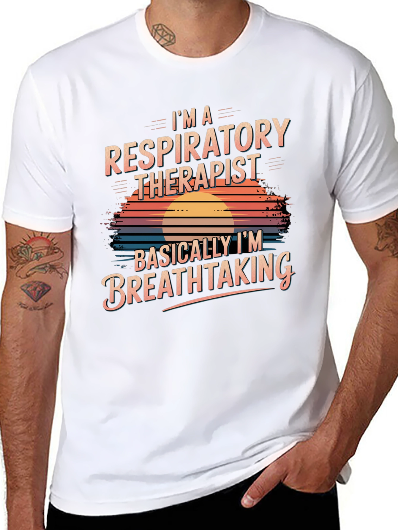 Respiratory Therapist Breathtaking T-Shirt
