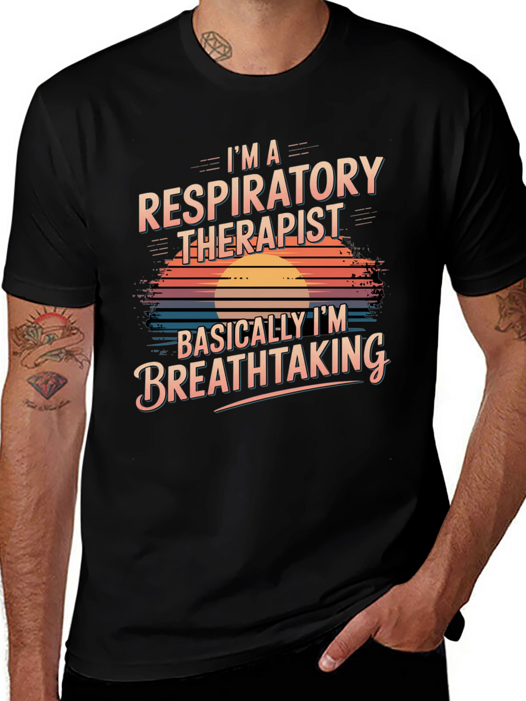 Respiratory Therapist Breathtaking T-Shirt