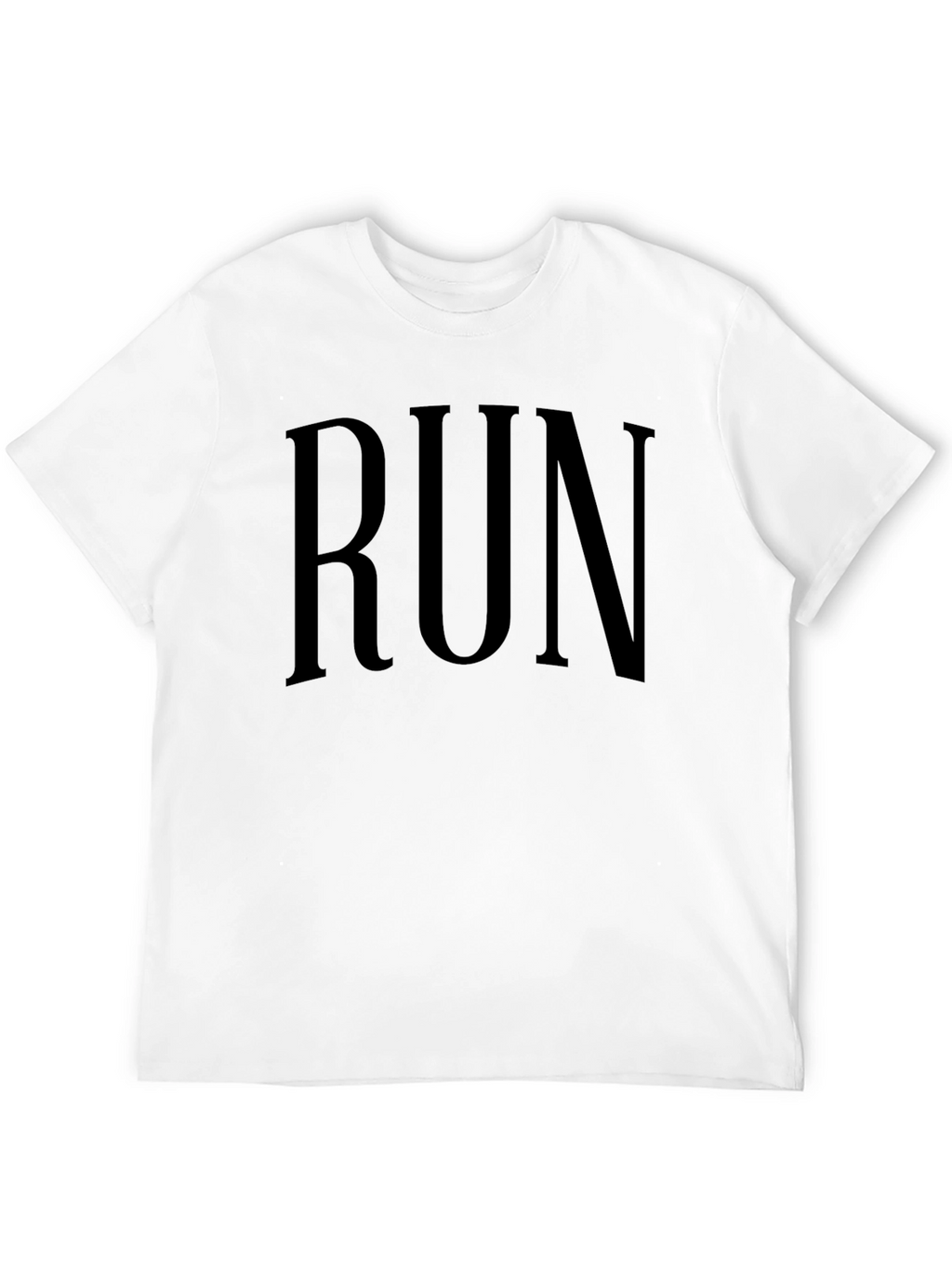 RUN Graphic Tee - Mens Black T-Shirt