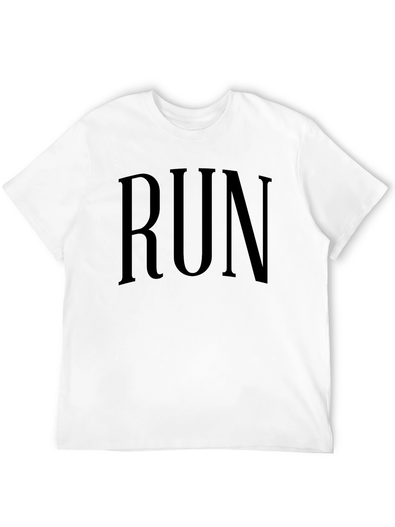 RUN Graphic Tee - Mens Black T-Shirt