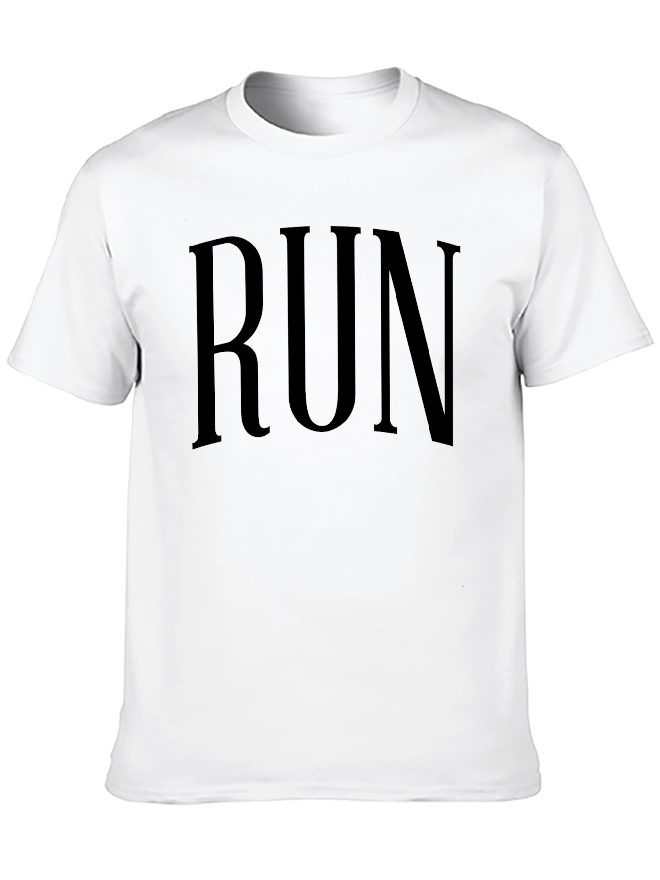 RUN Graphic Tee - Mens Black T-Shirt