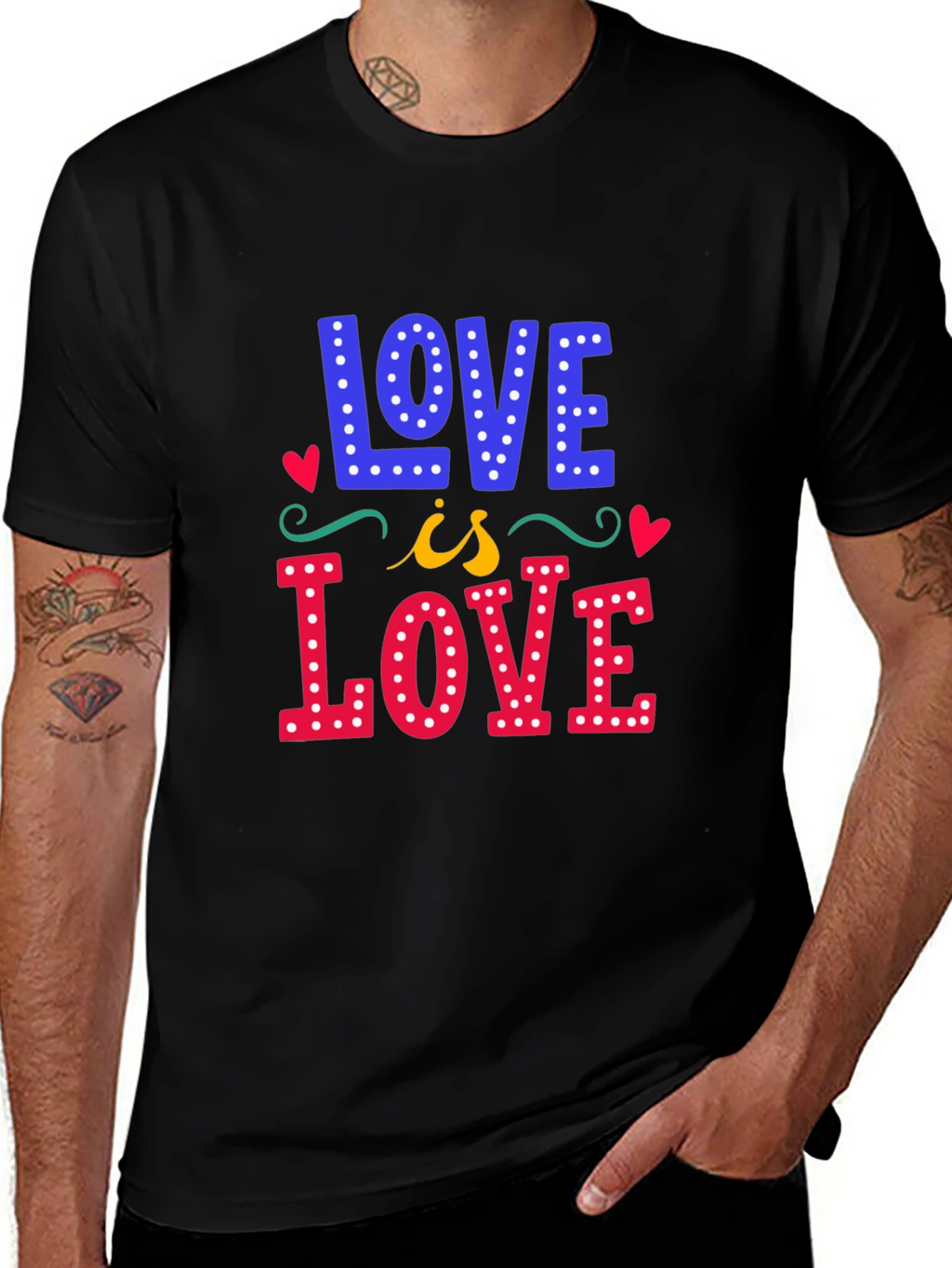 Love is Love Graphic Tee - Soft Cotton Blend