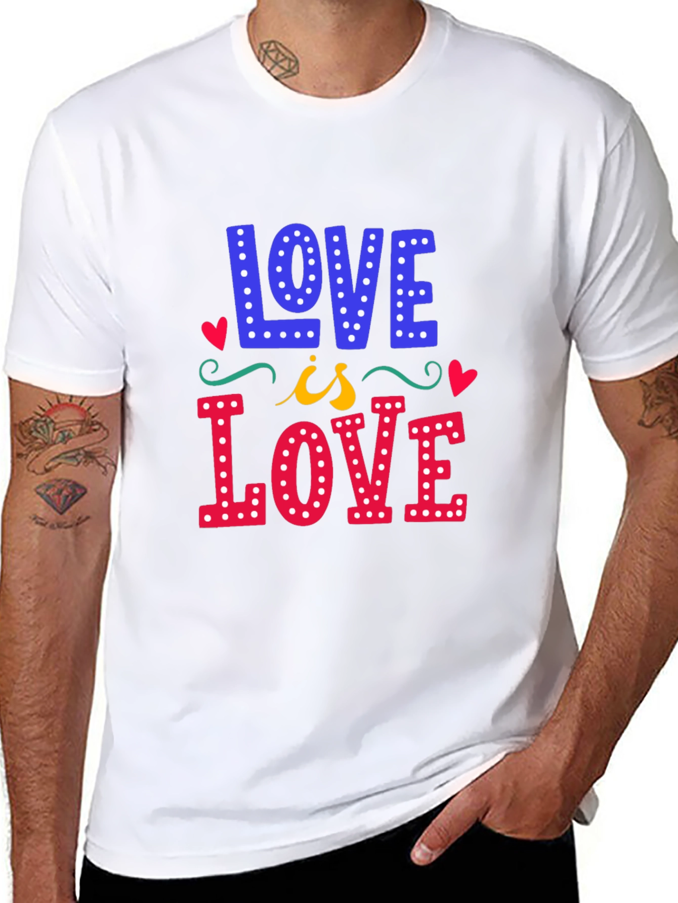 Love is Love Graphic Tee - Soft Cotton Blend