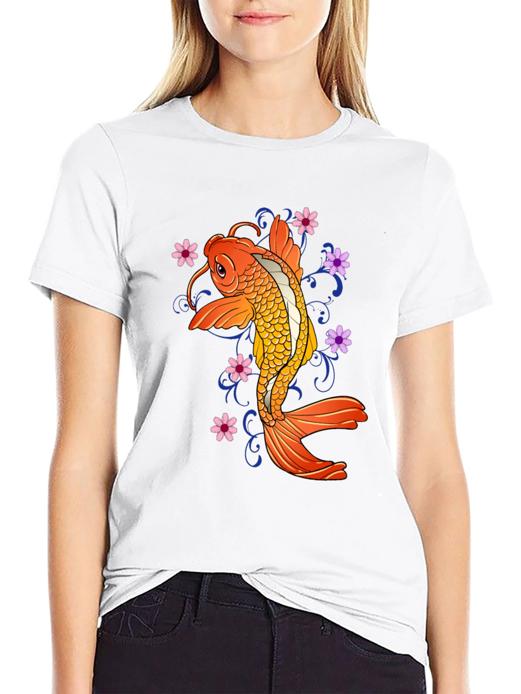 Koi Fish Graphic T-Shirt - Stylish Unisex Tee