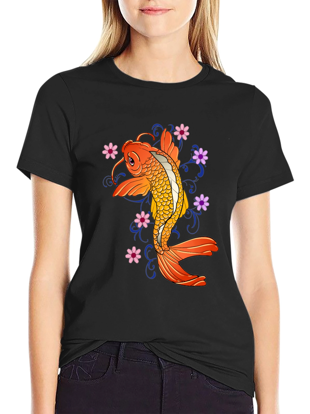 Koi Fish Graphic T-Shirt - Stylish Unisex Tee