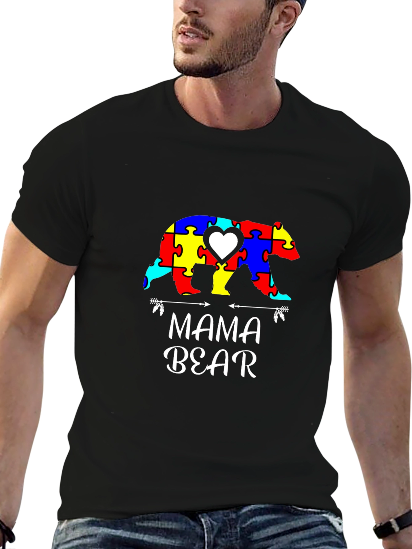 Mama Bear Autism Awareness T-Shirt