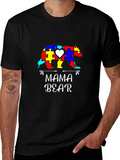 Mama Bear Autism Awareness T-Shirt