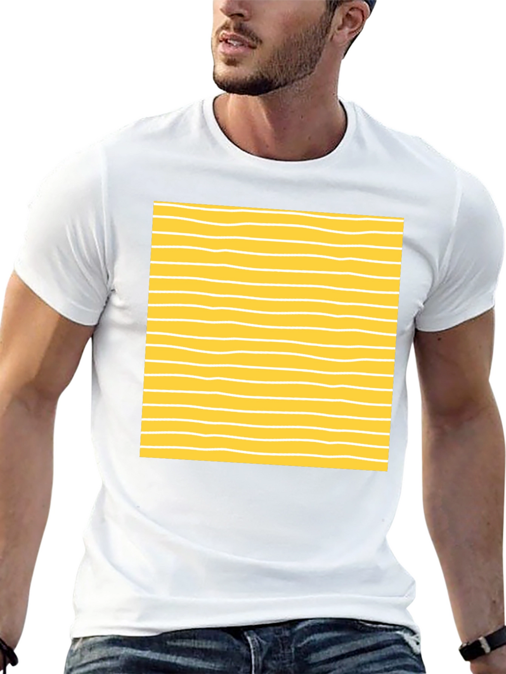 Striped Pattern T-Shirt