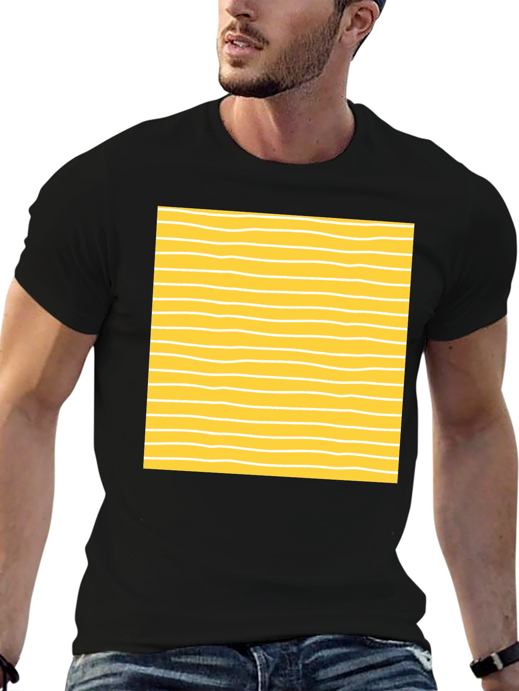 Striped Pattern T-Shirt