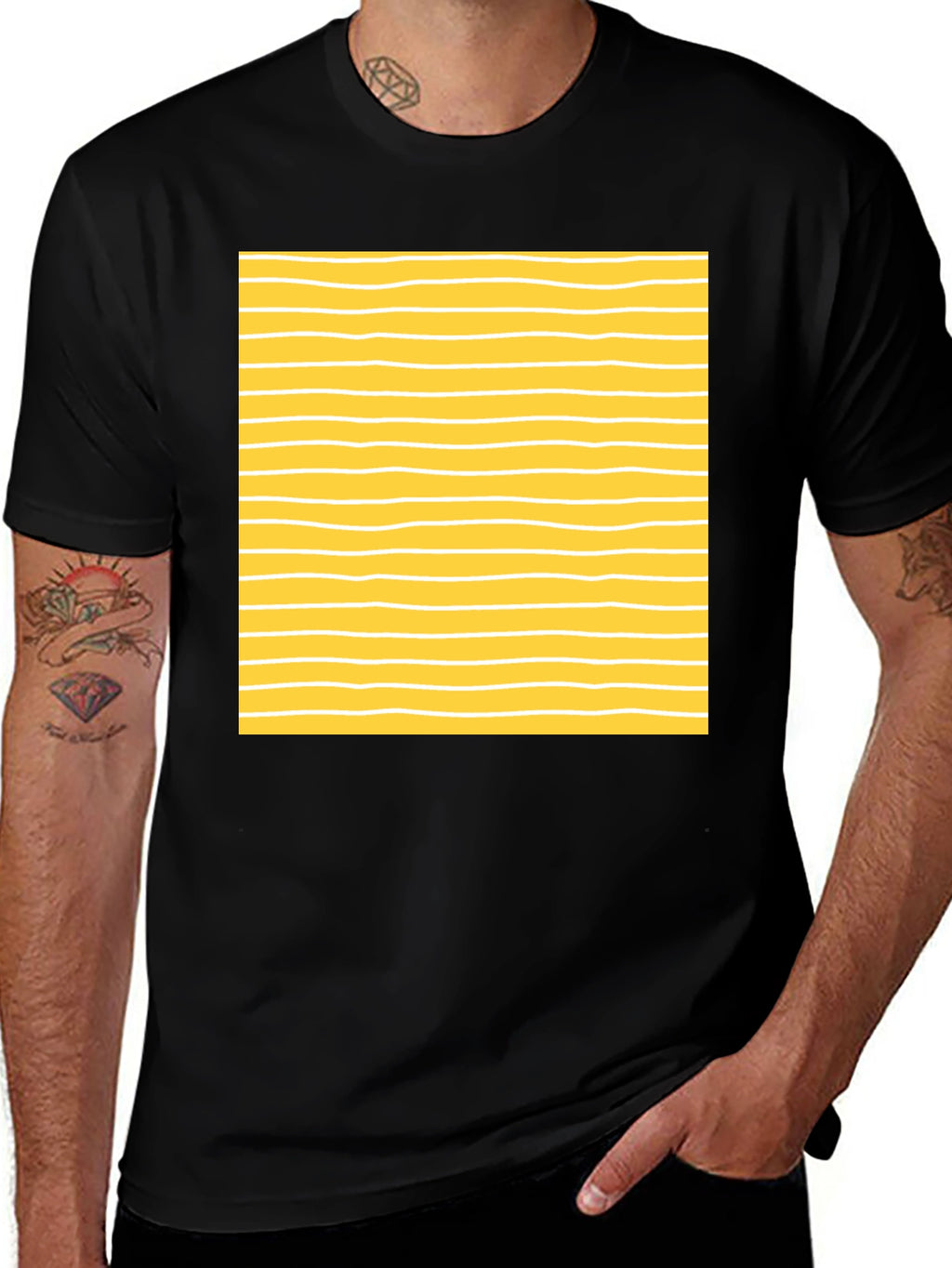 Striped Pattern T-Shirt