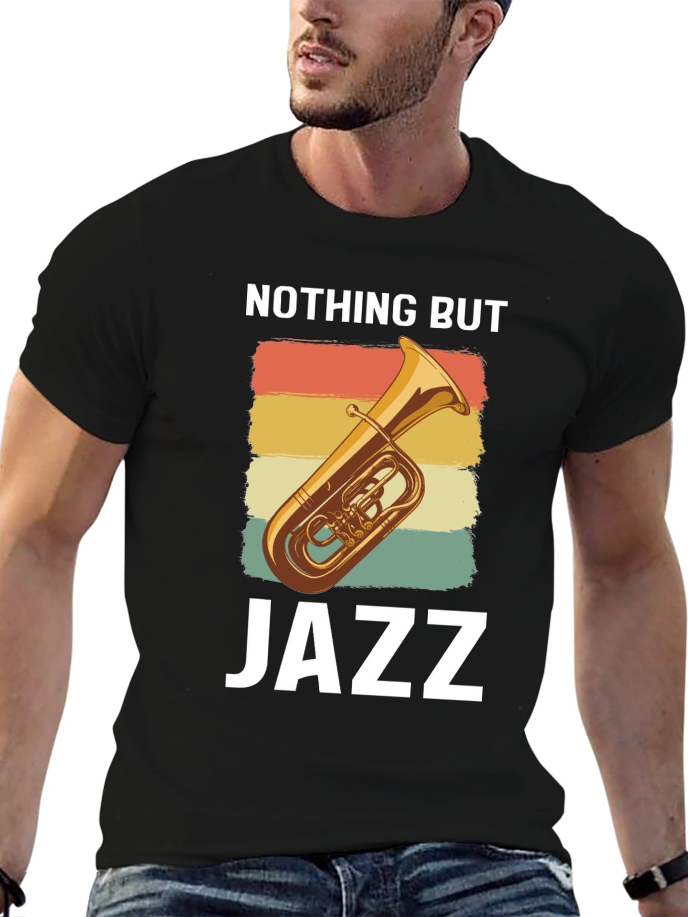 Nothing But Jazz T-Shirt - Vintage Style Graphic Tee