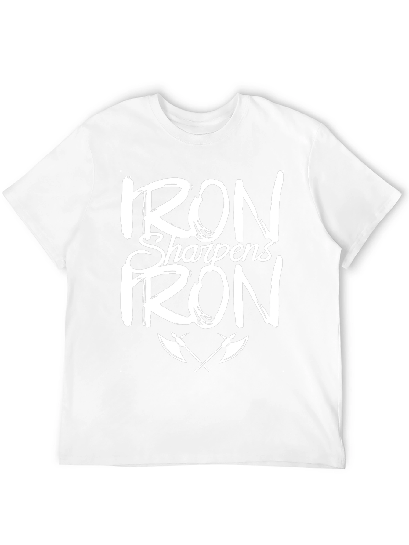 Iron Sharpens Iron Graphic Black T-Shirt