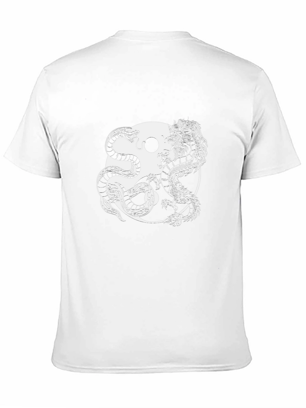 Yin Yang Dragon & Snake Graphic Tee
