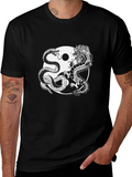 Yin Yang Dragon & Snake Graphic Tee