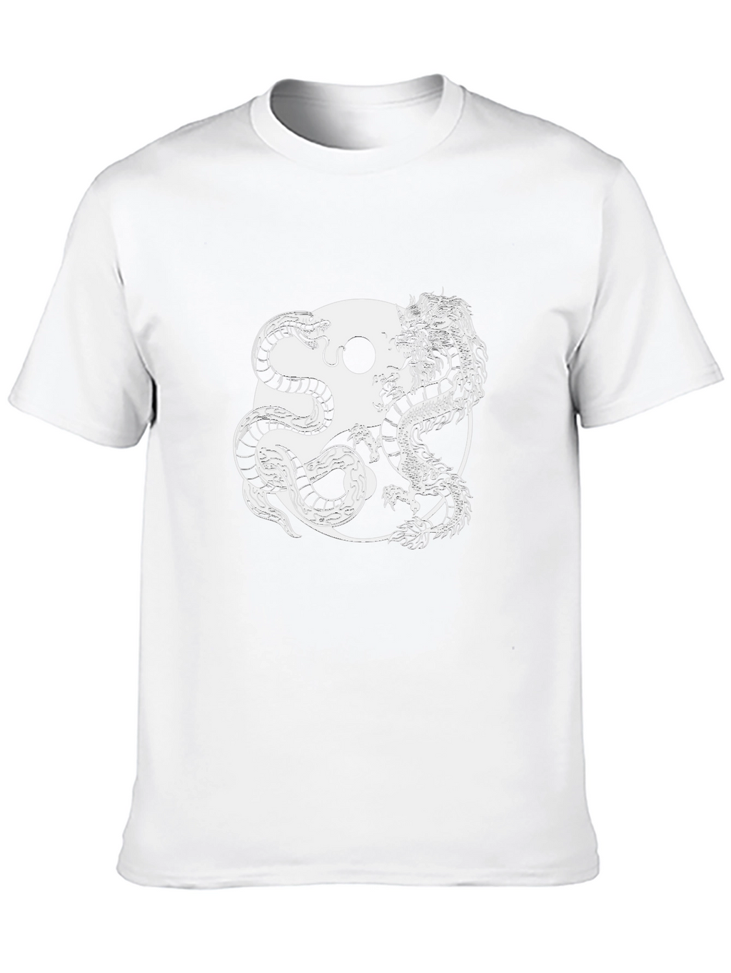 Yin Yang Dragon & Snake Graphic Tee