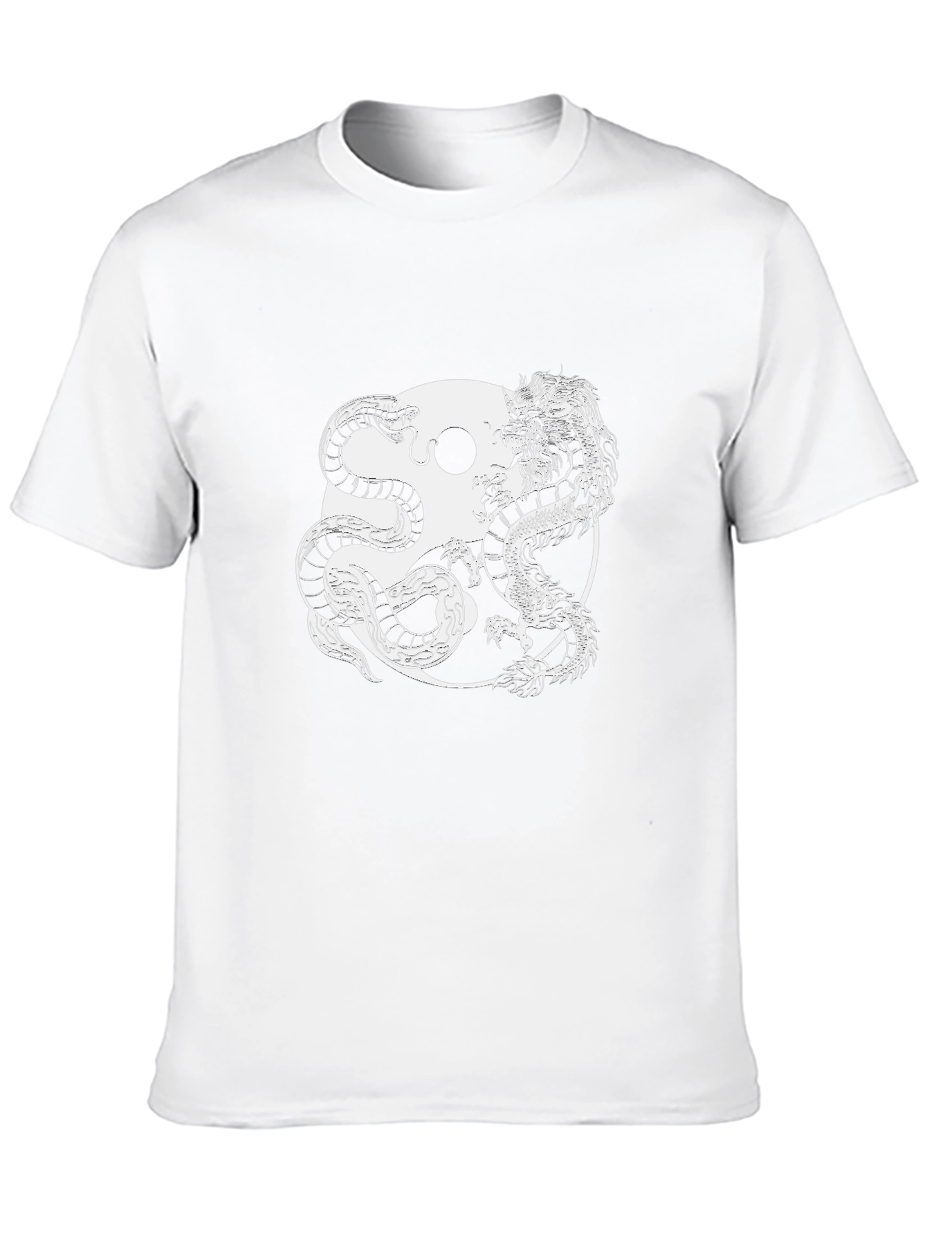 Yin Yang Dragon & Snake Graphic Tee