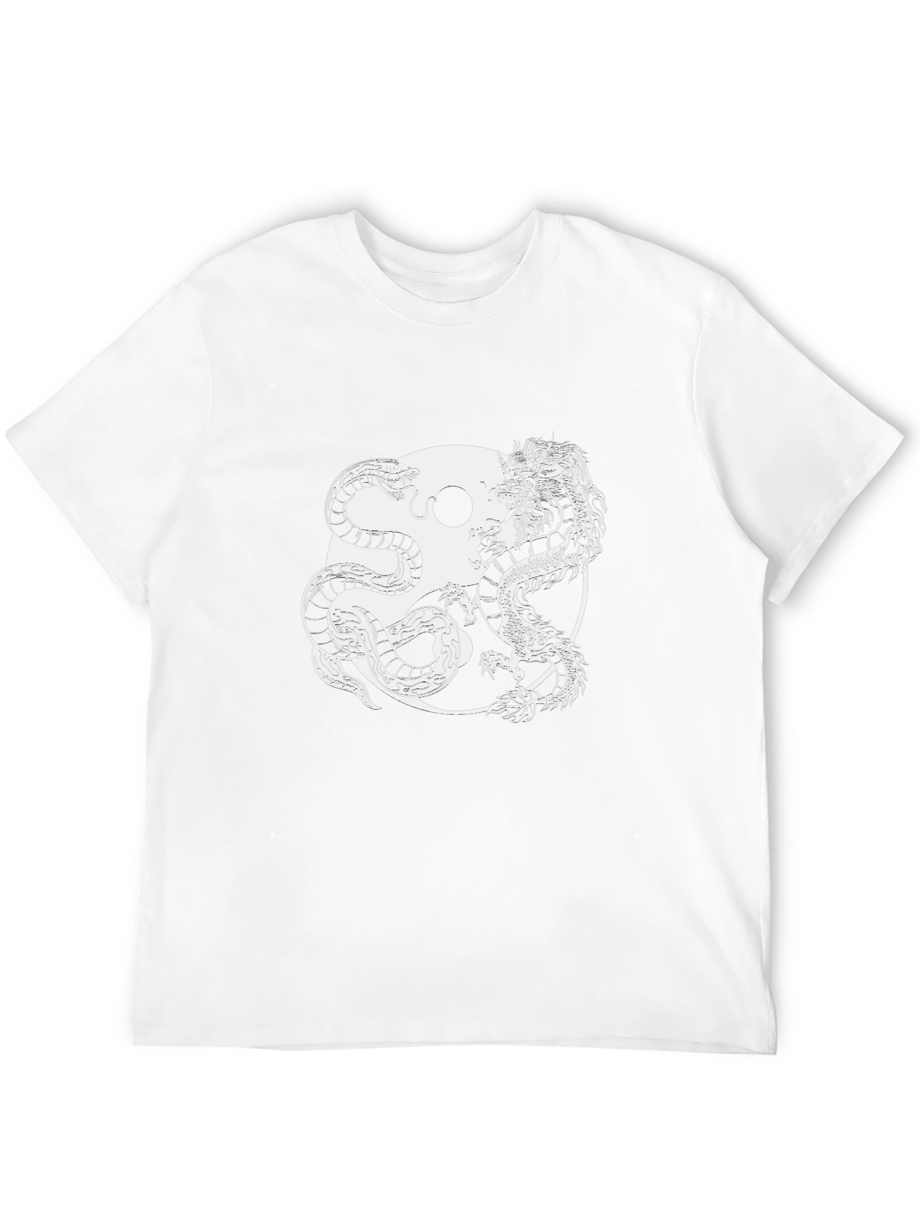 Yin Yang Dragon & Snake Graphic Tee