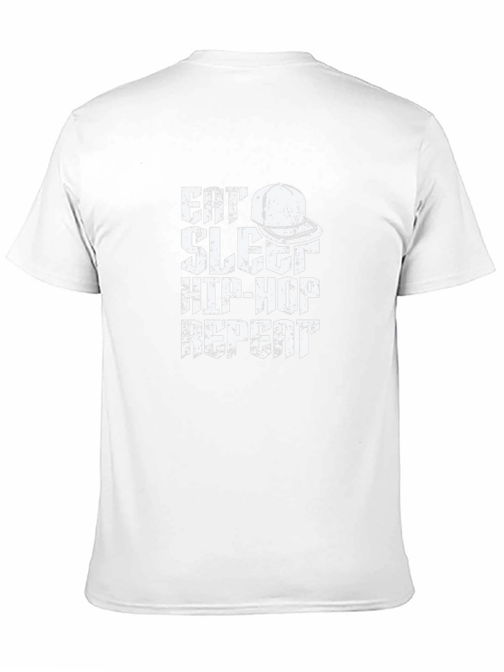 Eat Sleep Hip-Hop Repeat Black Graphic Tee