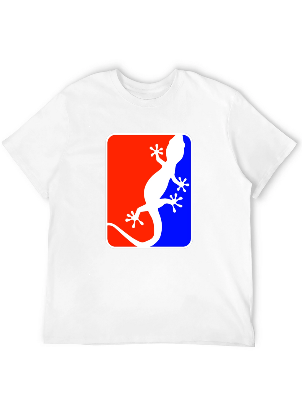 Gecko Logo T-Shirt - Red White & Blue